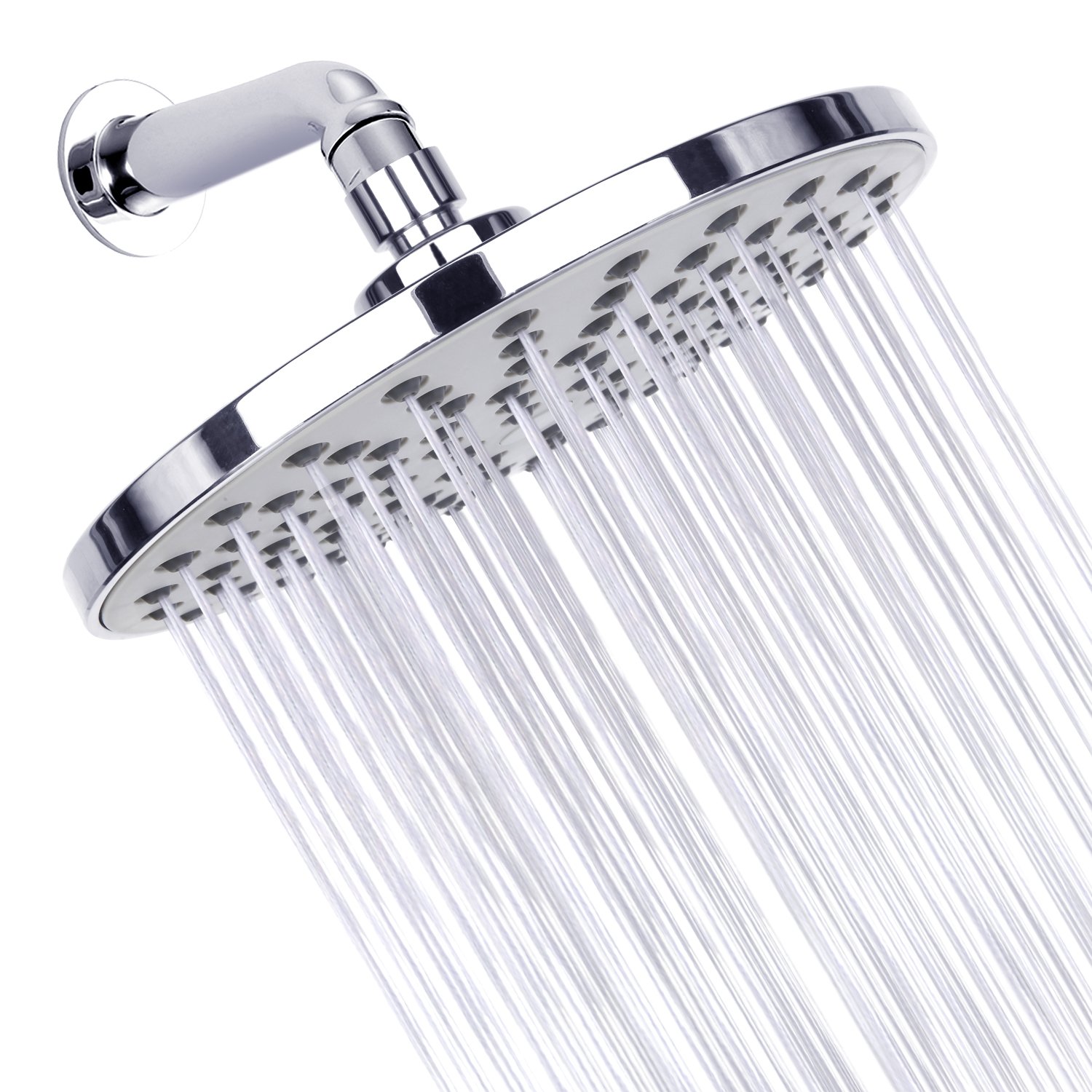 Haute Pression Pomme de douche, 20,3 cm Finition chromée pluie Pomme de