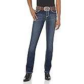 WallFlower Womens Legendary Slim Bootcut Mid-Rise Belted Insta Stretch Juniors Jeans (Standard and Plus)