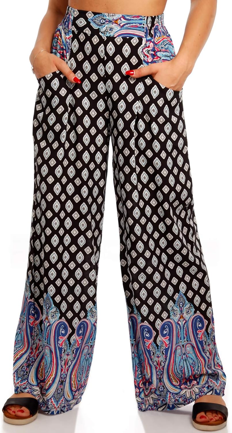 Lockere Haremshose Für Damen – Bequeme Freizeithose Aus Baumwolle Mit Taschen, Straight Fit