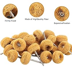 50 PCS Abrasive Buffing Wheels,1 Inch Buffing