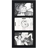 Malden International Designs 5x7 3 Opening Black Linear Collage Frame