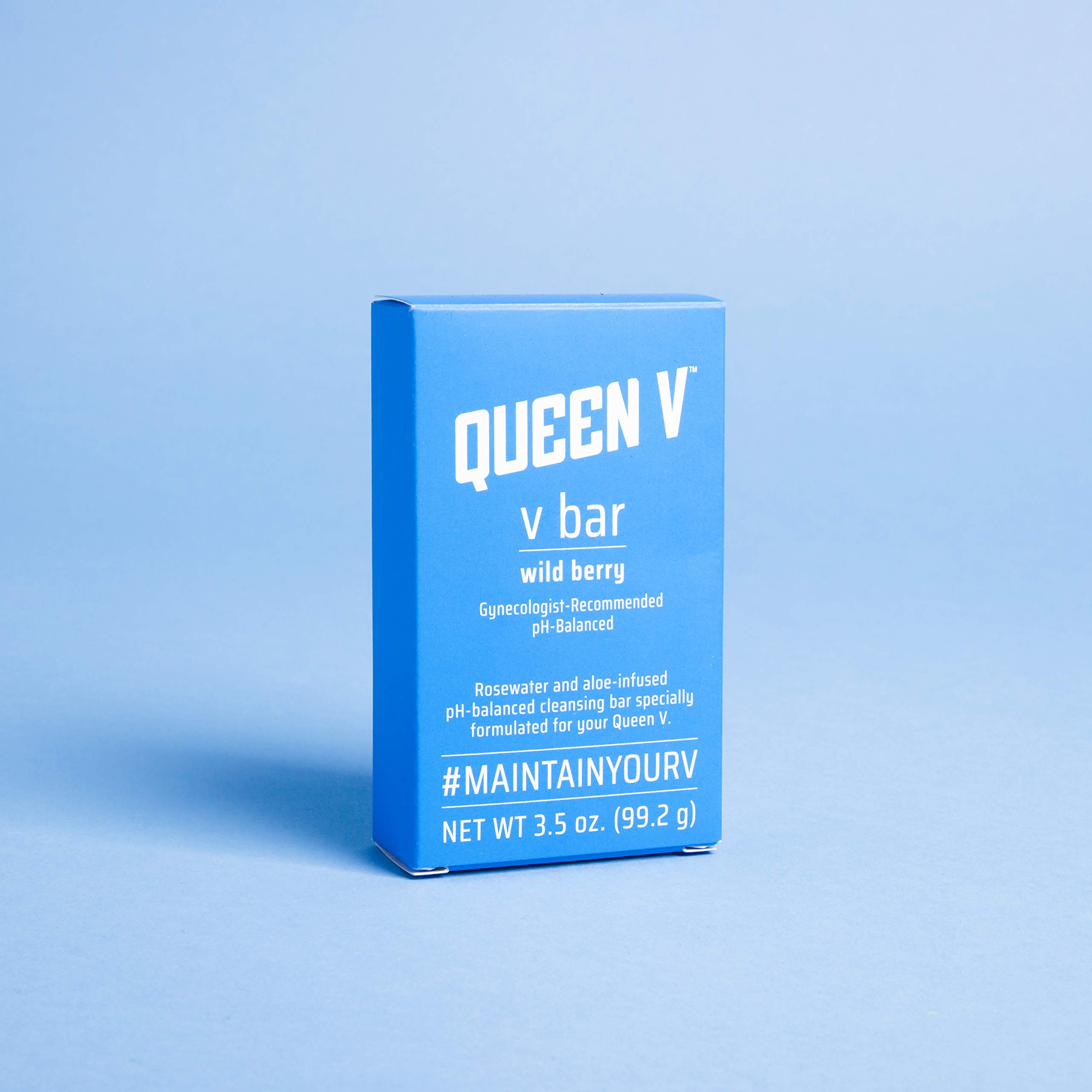 Queen V Wild Berry V Bar Soap for Women All Natural Rosewater, Aloe