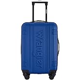 Wrangler 20" Astral Hardside Carry-On Luggage, Classic Blue