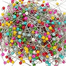 100 Pcs Head Pins Clear Corsage Pins Diamante Head Pins Flower Pins Long Wedding Bouquet Pins Crystal Pins Bridal Diy Sewing Craft Boutonniere Decora