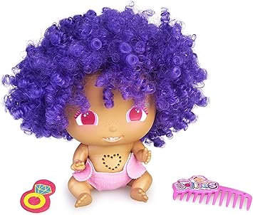 Amazon.es: The Bellies From Bellyville- Bibi-Buah, Afro, Pelo Rizado Violeta, Bellie Rapero, Regalo (Famosa 700015797): Juguetes y juegos