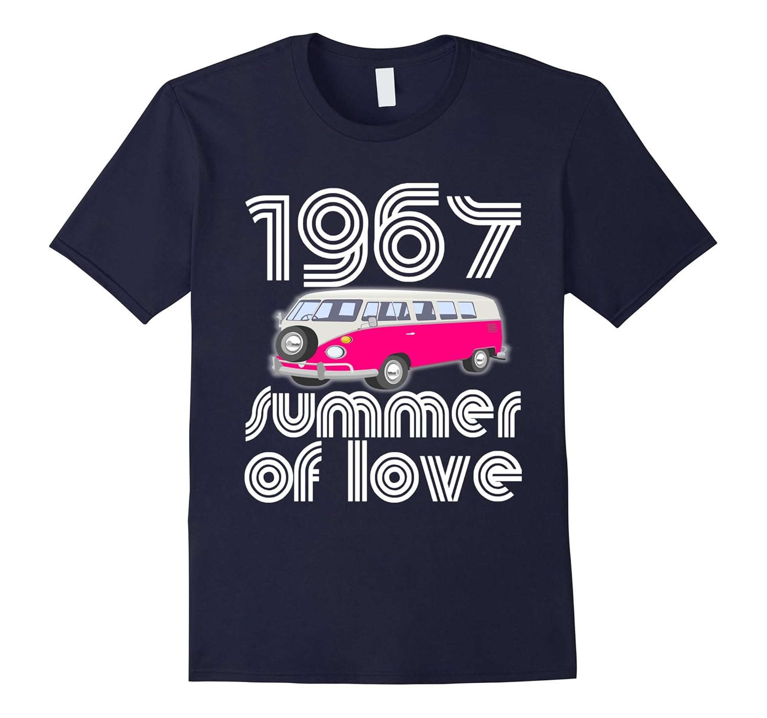 1967 Summer of Love Retro Tees Vintage Sixties Hippie Shirt-ANZ