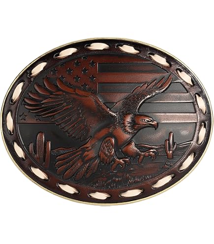 American Eagle Oval Disc Fringe Belt 0423_7470_001_f main image 2