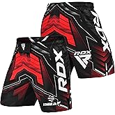 RDX IMMAF Approved MMA Shorts, Side Slits Design Suitable for MMA Boxing, Muay Thai, Kickboxing Gym Workout