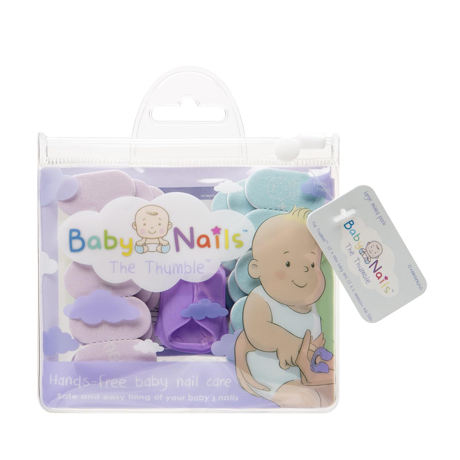 Baby NailsTM HandsFree Baby Nail Care I Large Mixed Pack Baby Nail