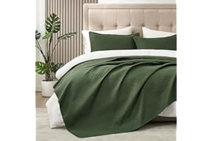 Hansleep Quilt Set King - Quilt King Size Bedding Set, Lightweight Bedspread Coverlet, Ultrasonic Quilting