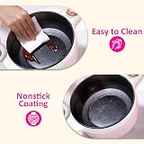 CookLite Electric Hot Pot Steamer 1.8L Pink Multi-Function Non-Stick 600W view 5
