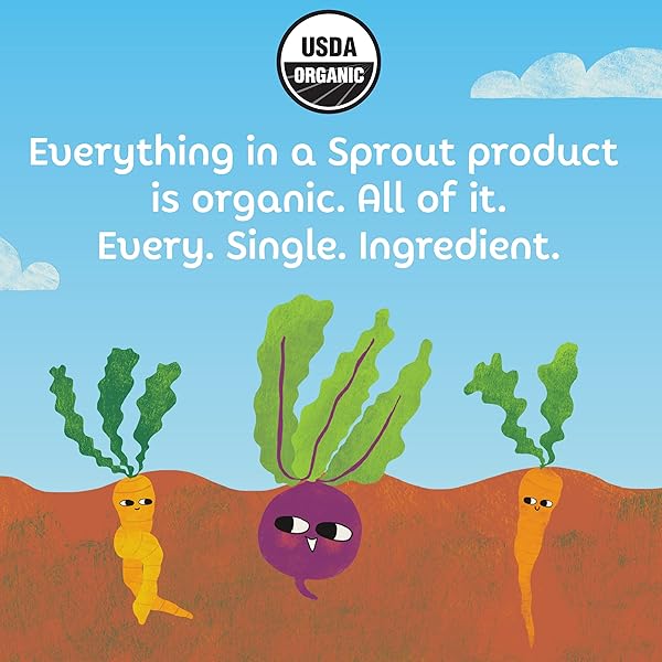 SPROUT ORGANICS SUPERBLEND WITH STRAWBERRY BANANA AND BUTTERNUT SQUASH, 4 OZ POUCH