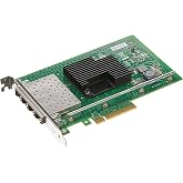 Intel Ethernet Converged X710-DA4 Network Adapter (X710DA4FH), Black, green