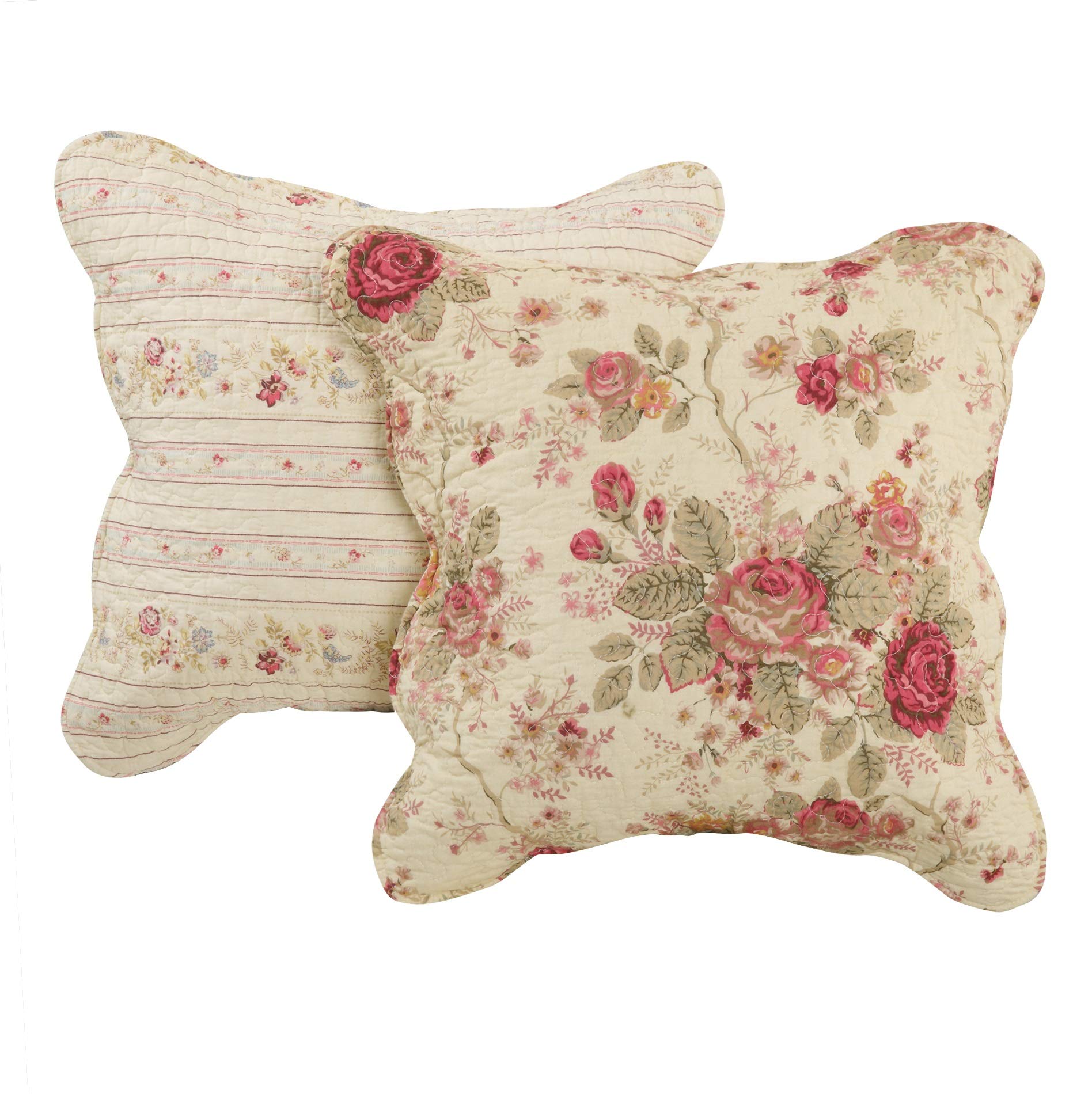 Greenland Home Antique Rose Dec. Pillow Pair Accessory-Multi, Multicolor