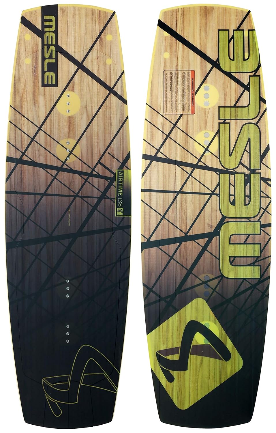 MESLE Wakeboard Airtime P 138 cm, WettkampfBoard mit GrindBase für