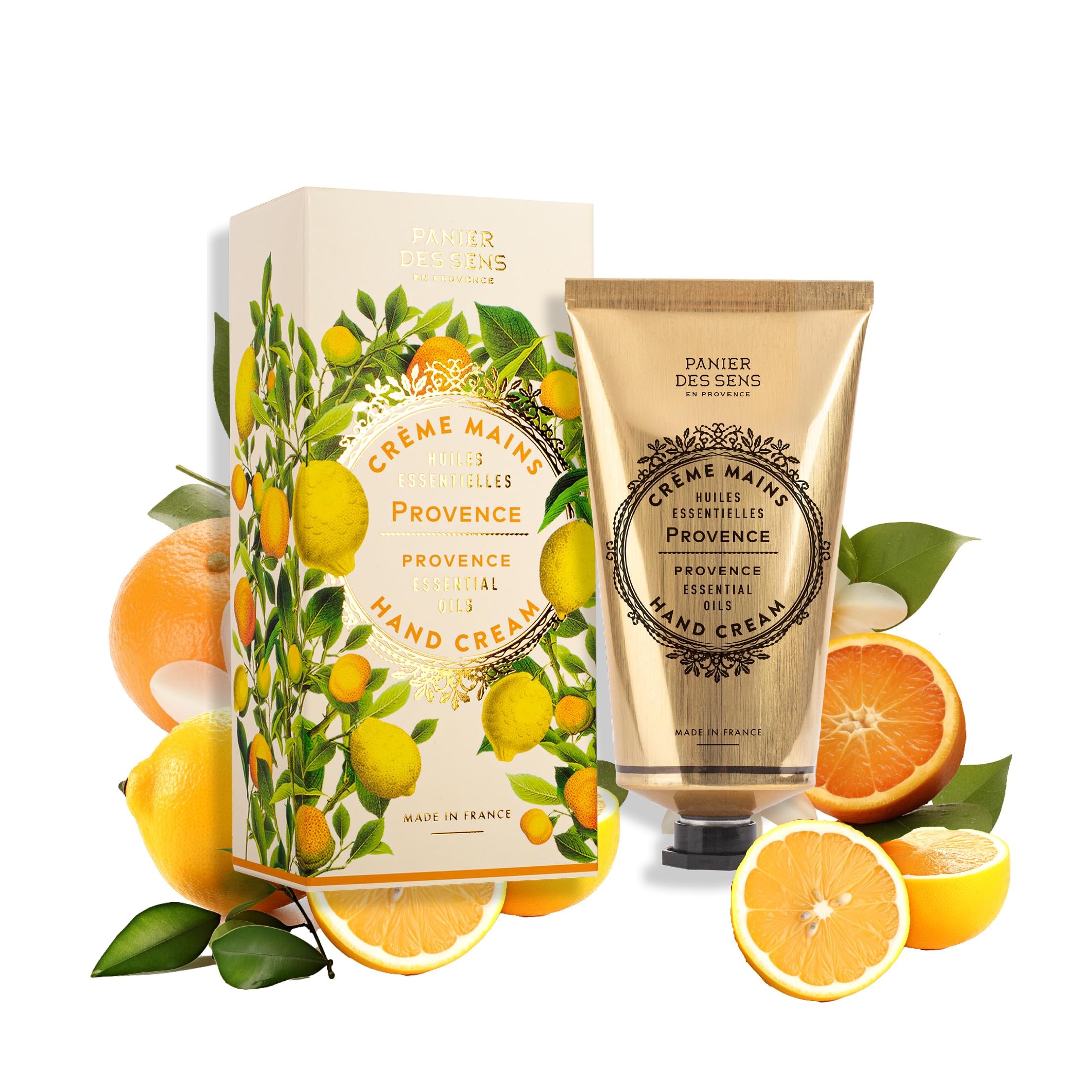 Panier des Sens – Provence Hand Cream - Hand Cream for very Dry Hands and Skin – Vegan Hand Cream for Women and Men - With Shea Butter & Olive Oil - Made in France 97% Natural Ingredients - 75ml