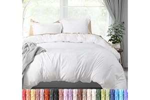 Utopia Bedding Duvet Cover Queen Size - 3 Piece with Zipper Closure - 1 Comforter Cover 90X90 Inches & 2 Pillow Shams 20X26 I