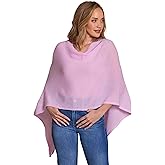 Alashan Cashmere -100% Cashmere Draped Dress Topper Poncho