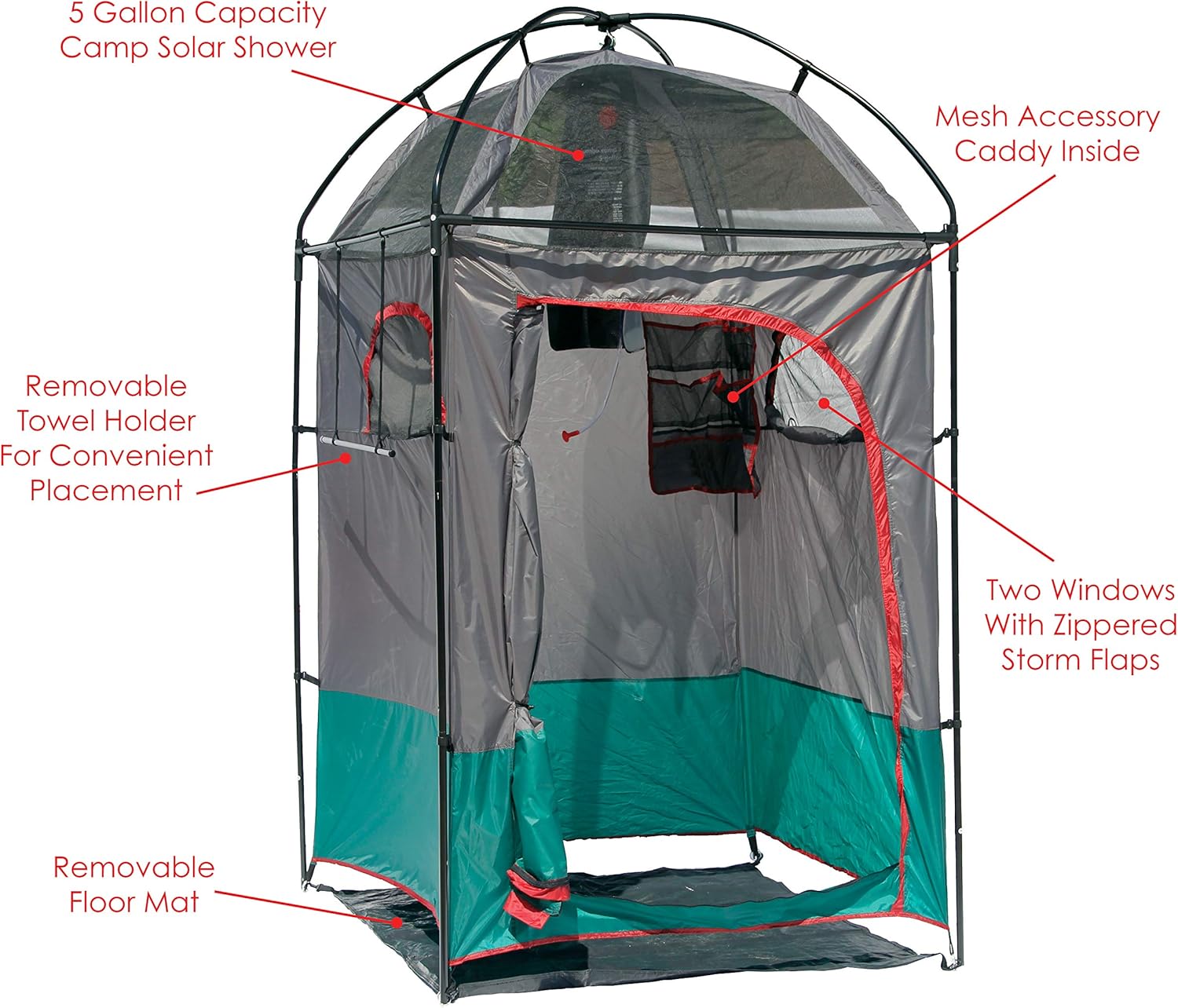 Texsport Instant Portable Outdoor Camping Shower Privacy Shelter Changing Room : Portable Camping Shower Gear : Sports & Outdoors