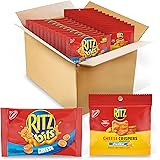 RITZ Bits Cheese Crackers & RITZ Cheese Crispers Cheddar Chips Variety Pack, 48 Snack Packs