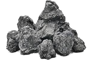 KINGRUI Natural Volcanic Lava Rock Stones for Fire Pit 4"-9" Natural Rocks for Fish,Fire Bowls,Gas Log Sets,Fireplaces,Decorative Landscaping & Outdoor Garden Projects-15lb 6-7pcs