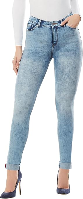 skinny cuff jeans