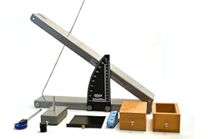 Complete Incline Plane Kit - Includes 18" Incline Runway, Cart, Friction Blocks, Pulley, String, Measuring Devices - Eisco Labs