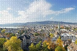 Umsufa Switzerland Old Town Zurich Jigsaw Puzzle