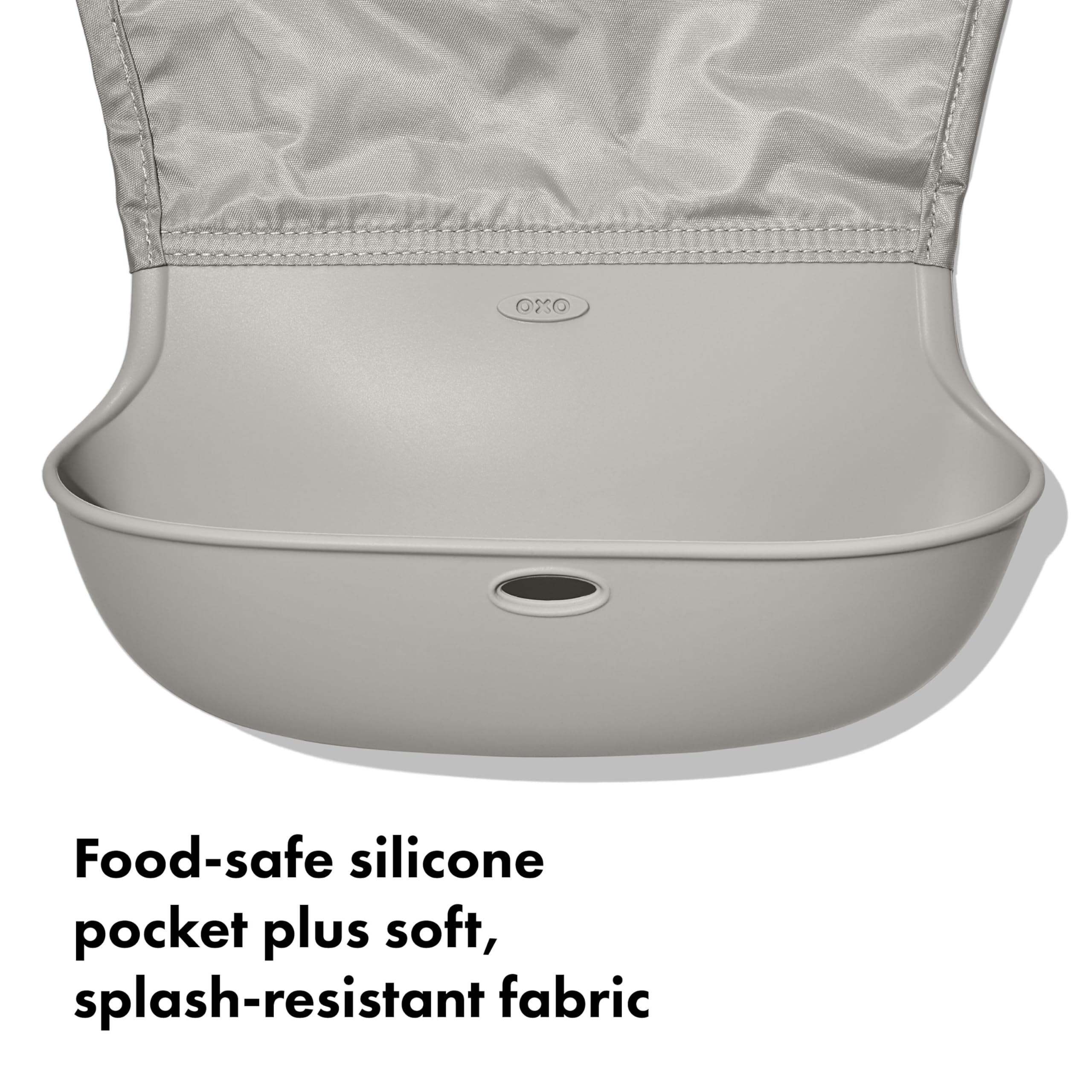 OXO Tot Roll-Up Bib - 2 Pack - Drizzle and Blossom