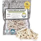 Fresh Is Best Freeze Dried Dog Treats - Raw Freeze Dried Chicken Breast for Dogs & Cats - Healthy Dog Training Treats in Resealable Zipper Bag - High-Protein Single Ingredient - Made in The USA