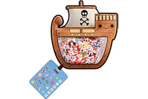 VANGO BIZYBOO - The Original Seek & Find Plush - Hidden Object Search Problem Solving Educational Matching Game for Kids 2 and Up (Blackbeard)