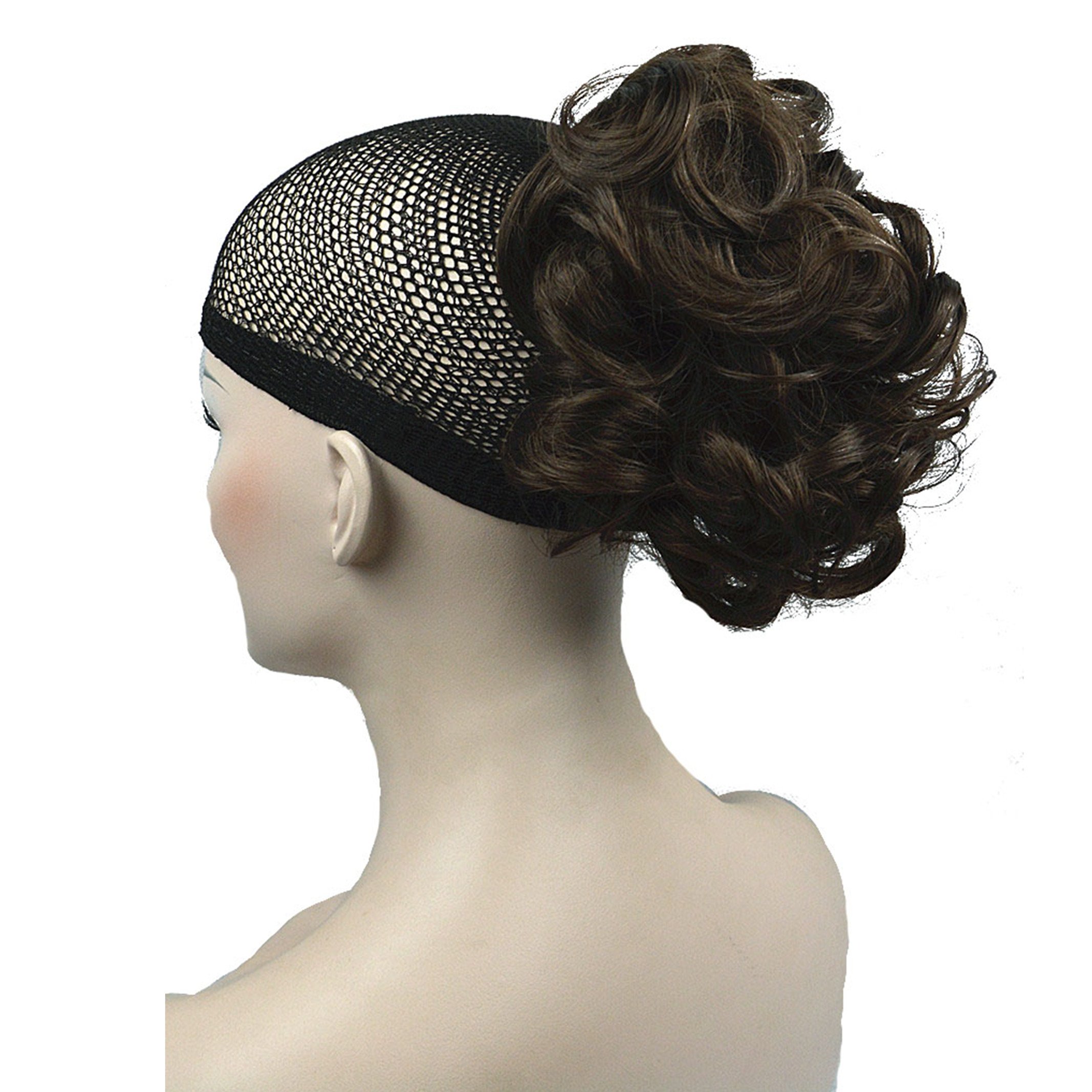 Lydell 6" Short Ponytail Hair Piece Wavy Claw Clip In/on Hairpiece Hair Extension (Chestnut Brown)