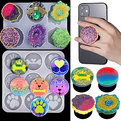 Mity rain Phone Grip Mold Epoxy Resin On Top Kits Ireland Ubuy