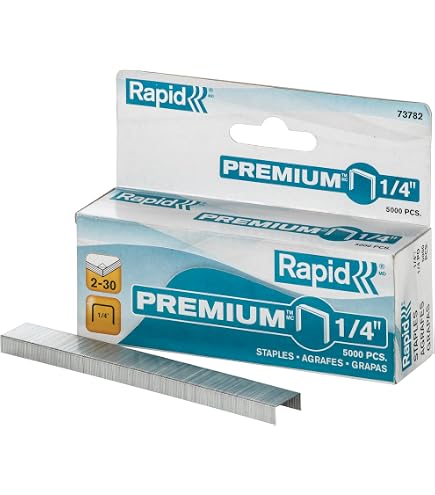 Agrafes Rapesco 23/10 Mm Galvanisées - Lot De 4000 Pour Agrafeuses Lourdes
