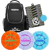 Dynamic Discs Disc Golf Starter Set, Judge, Truth, Escape, Putter | Prime Disc Golf Set of 3 - Judge, Truth &amp; Escape, Prime Burst Base Plastic, Ideal for Beginners &amp; Recreational Players