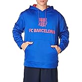 Icon Sports FC Barcelona Lionel Messi 10 Officially Licensed Barça Adult Men's Pullover Hooded Sweatshirt (Large), blue (FCB46PH-B)