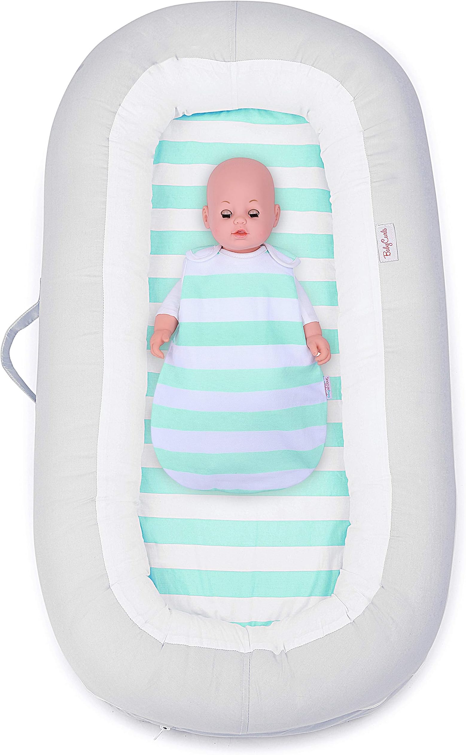 Babycurls Baby Sleep Nest Sleeping Pod Multi-Function Portable Cocoon Washable 100% Soft Cotton Newborn 0 Months…