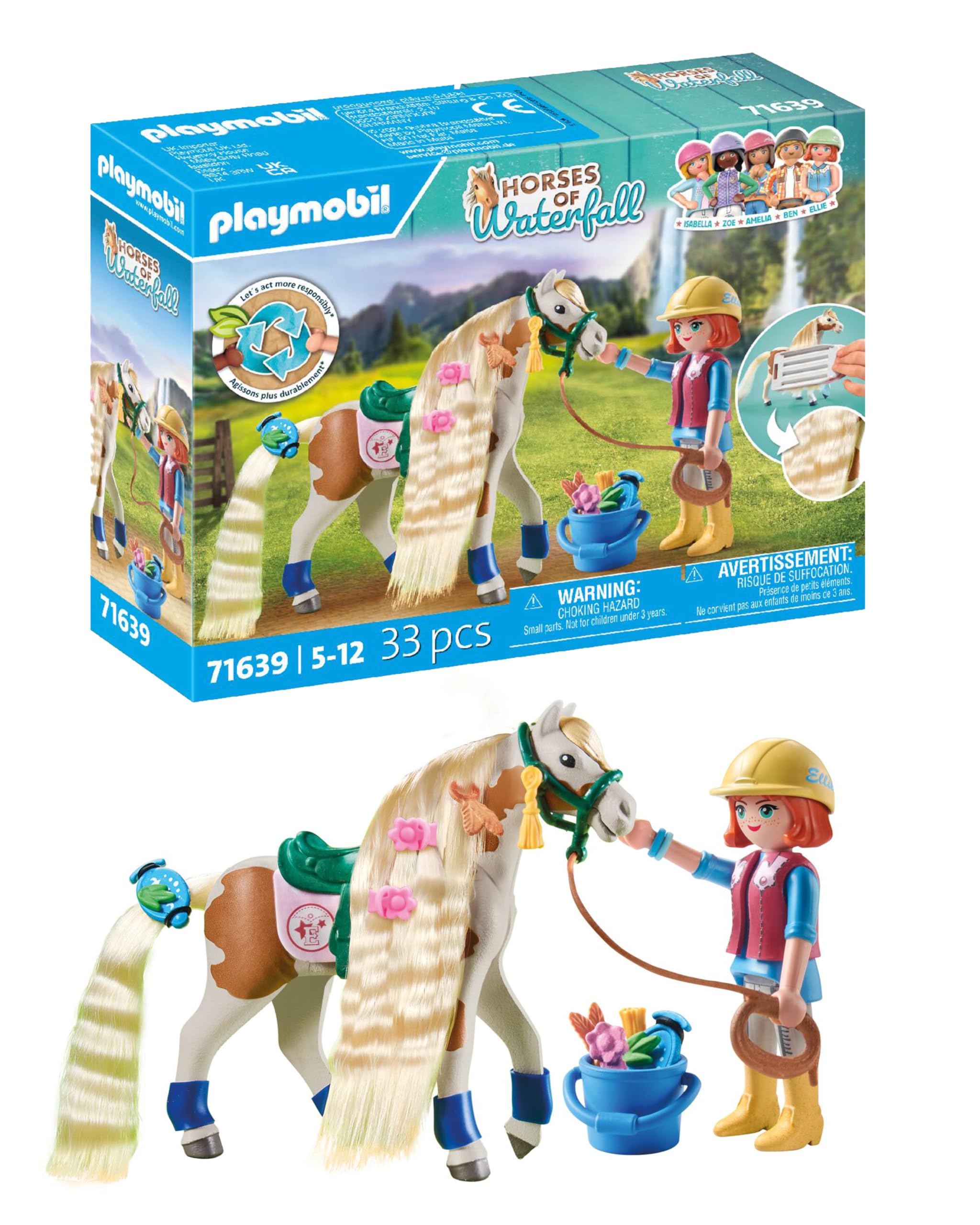 Playmobil Ellie z koniem (71639)