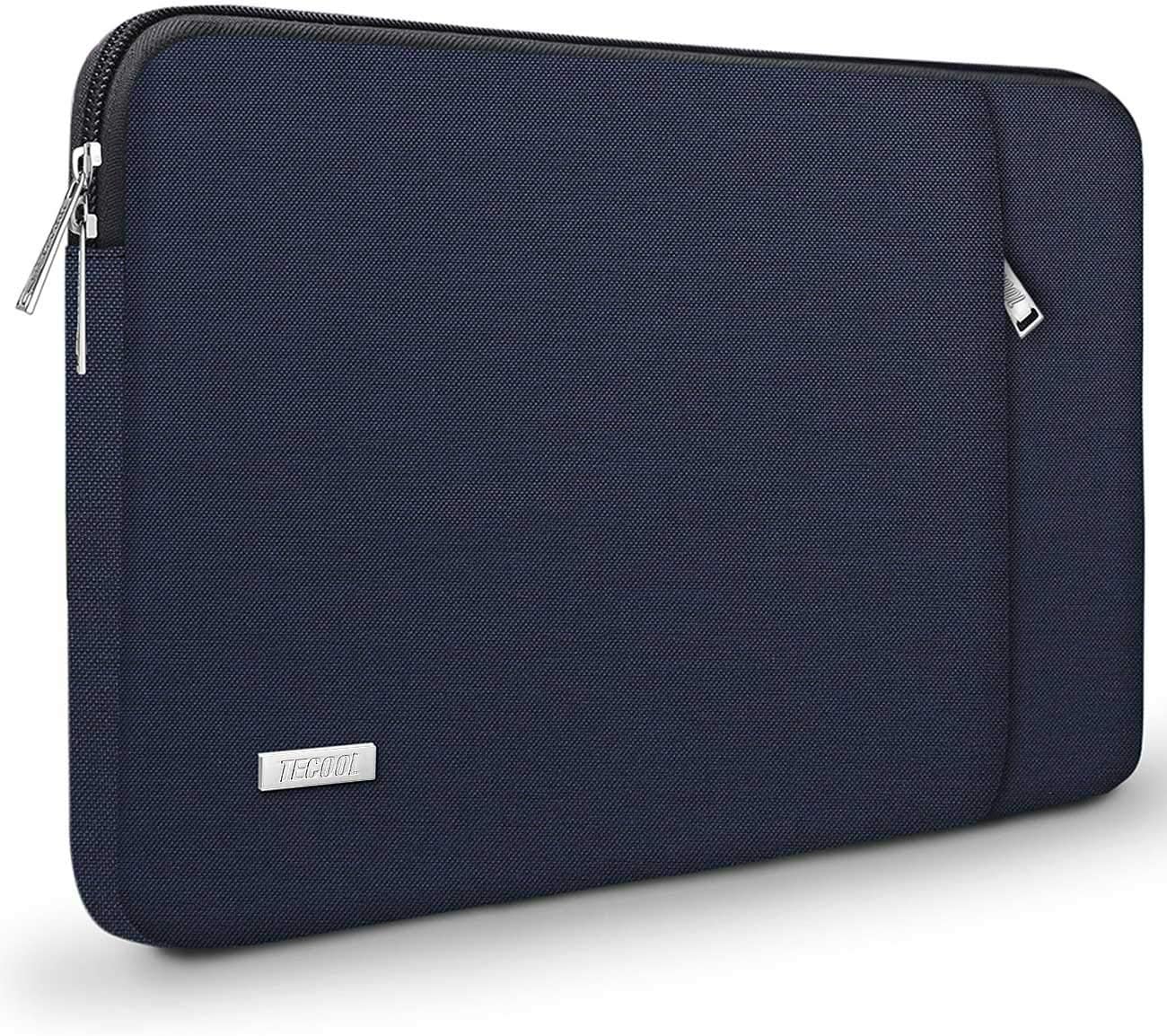 TECOOL 15.6 Inch Laptop Sleeve Protective Laptop Case 15.6 Inch for 15 15.6" HP Lenovo ThinkPad IdeaPad Dell Acer Asus Notebook Chromebook,Water-resistant Laptop Case Laptop Bag 15 15.6,Dark Blue