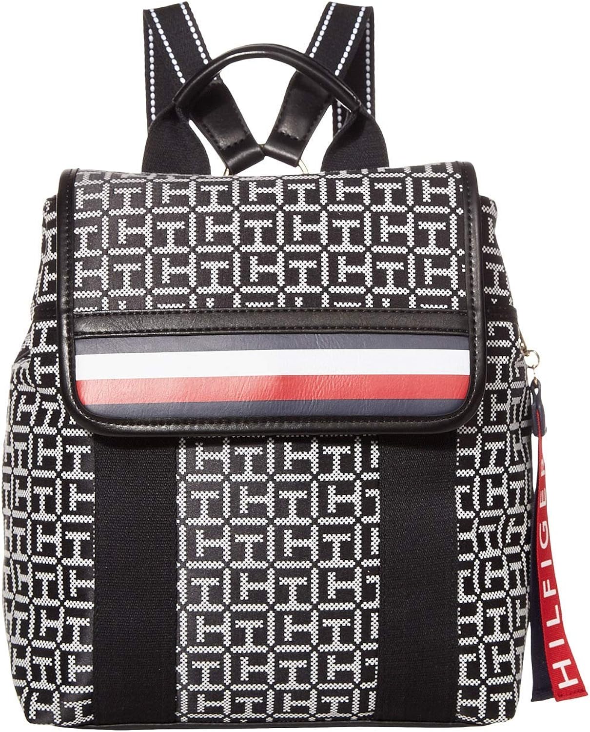 Tommy Hilfiger Viola Backpack Black/White One Size Amazon.de Koffer