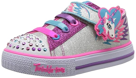 Skechers Baby Mädchen Shuffles - Party Pets Sneaker