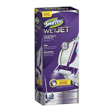 Swiffer Wetjet Spray Mop Floor Cleaner Club Starter Kit Amazon Co