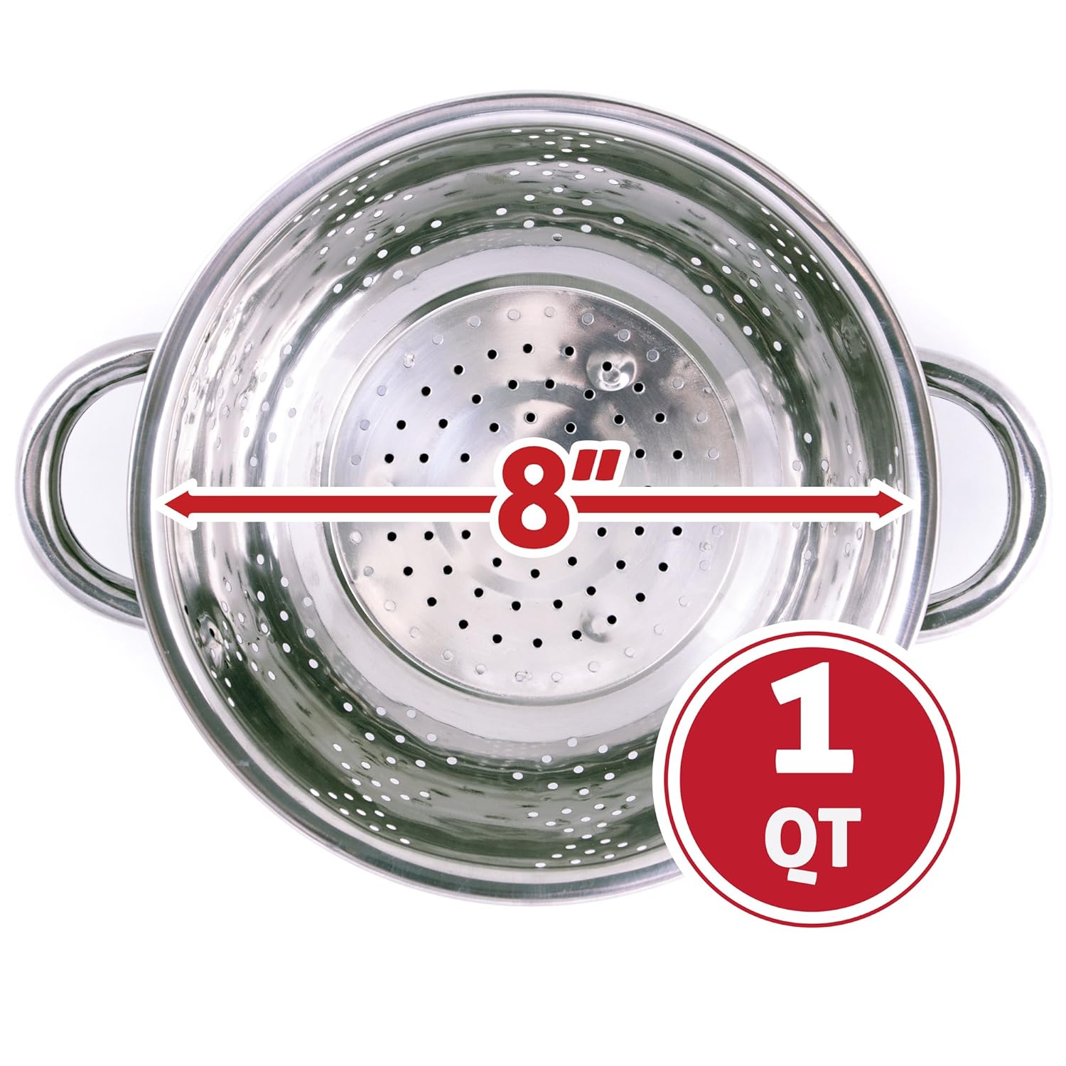 Draining & Rinsing Kÿchen Rust Proof Stainless Steel Kitchen Colander