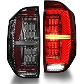 MAYELLO Smoked Full LED Tail Lights Plug &amp; Play for 2014-2021 Toyota Tundra | with Start-up Animation and Sequential Turn; Anti-hyper Flash &amp; Error-free; IP67 Waterproof with Moisture Breather Valve