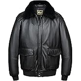 REED EST. 1950 Men’s Luxury Aviator Bomber Jacket – Genuine Leather, Durable Craftsmanship, Timeless Design