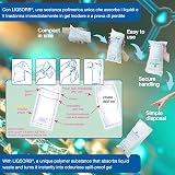 Care Plus TravelJohn Disposable Urinal 3-Pack LIQSORB Pouch Unisex Collar view 5