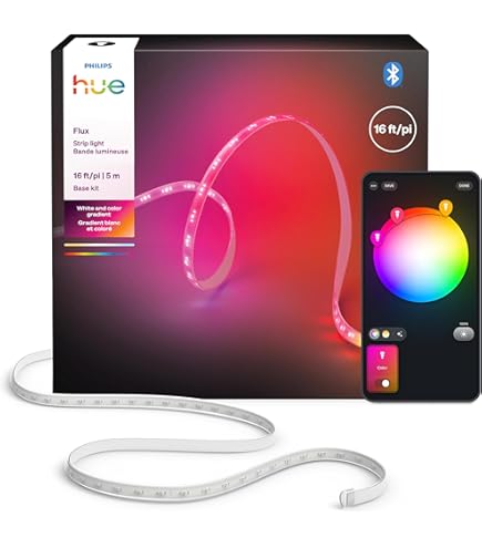 Amazon.com: Philips Hue Flux Outdoor 33-feet Multicolor LED Strip