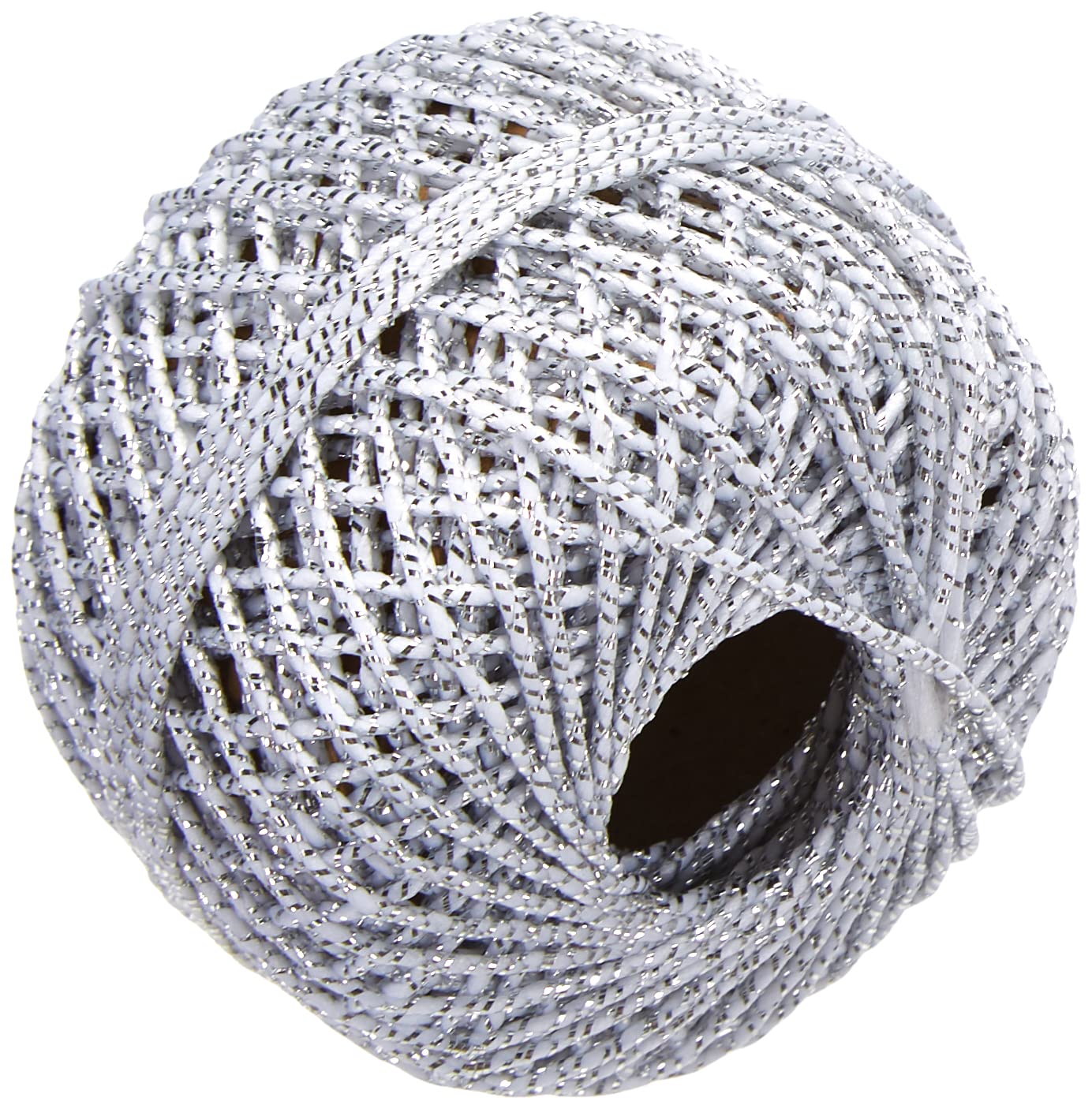 Susy Card 11103975 Christmas Cord Onnet – Pack of 1, Shrink Wrapped, 20 m, Silver — image 1