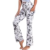 BUBBLELIME 29"/31"/33"/35"/37" Women High Waist Bootlegs Yoga Pants Tummy Control Bootcut Workout Flared Out Pockets