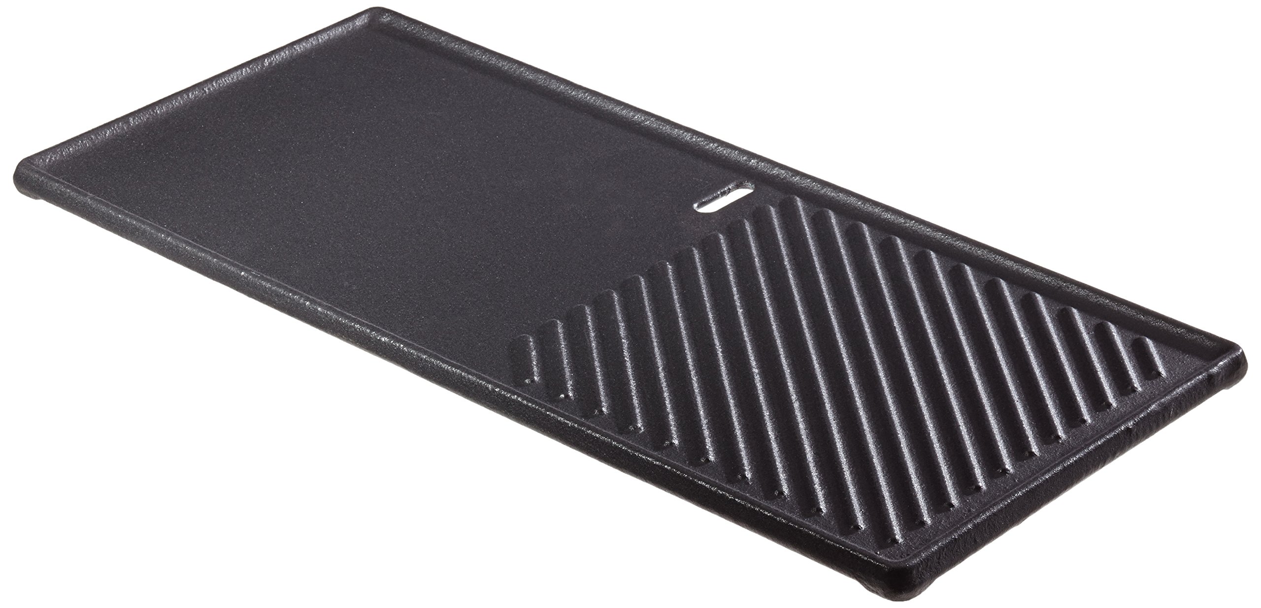 Enders Reversible Grill Plate, cast iron, 1/3 grill surface, barbecue accessories, grill plate Gas Grill BOSTON 3-Burner, solid cast iron grill plate, can be used on both sides, 7882